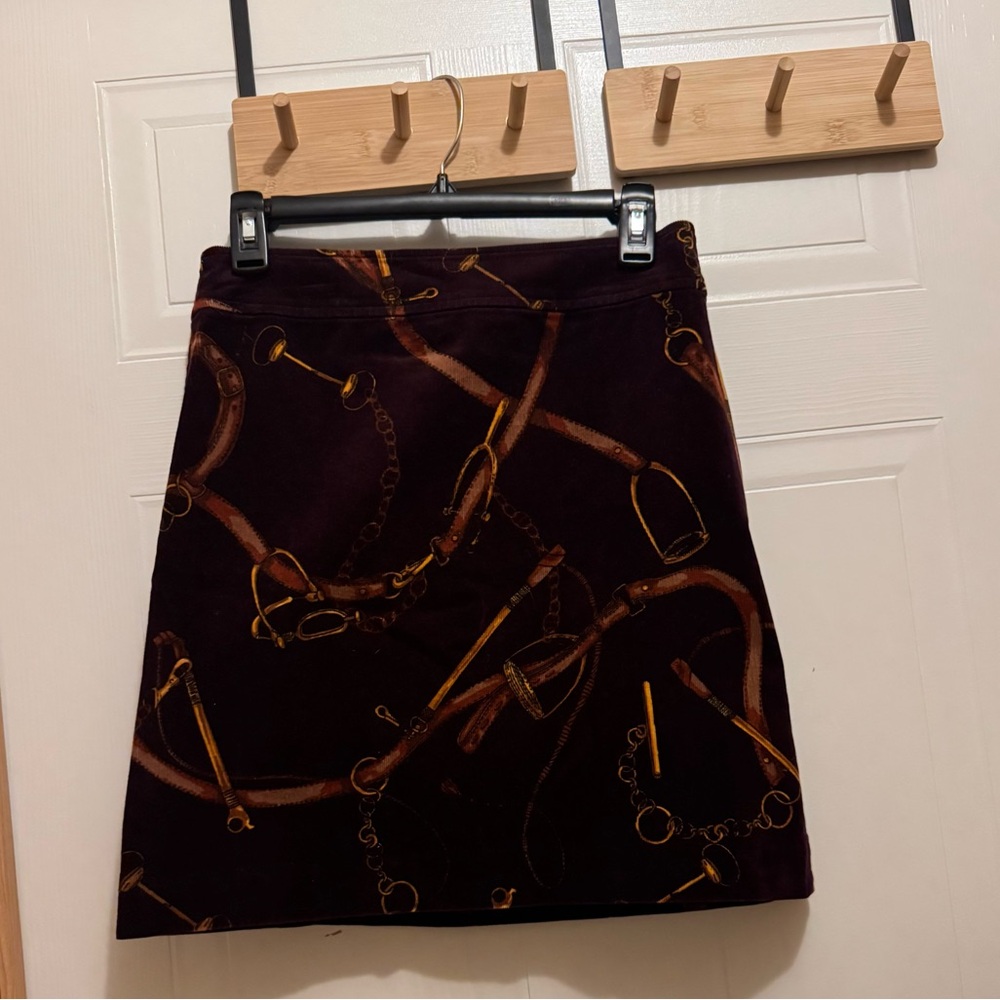 Talbots Sz 2P Western Inspired Corduroy Skirt EUC😊😊